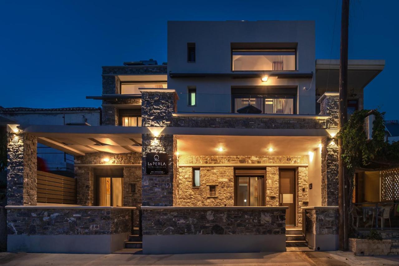 La Perla Suites Agio Apóstoloi Exterior foto