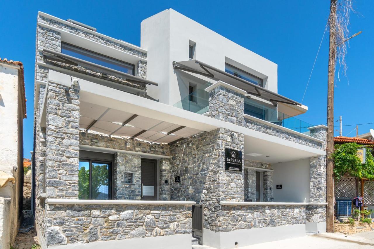 La Perla Suites Agio Apóstoloi Exterior foto