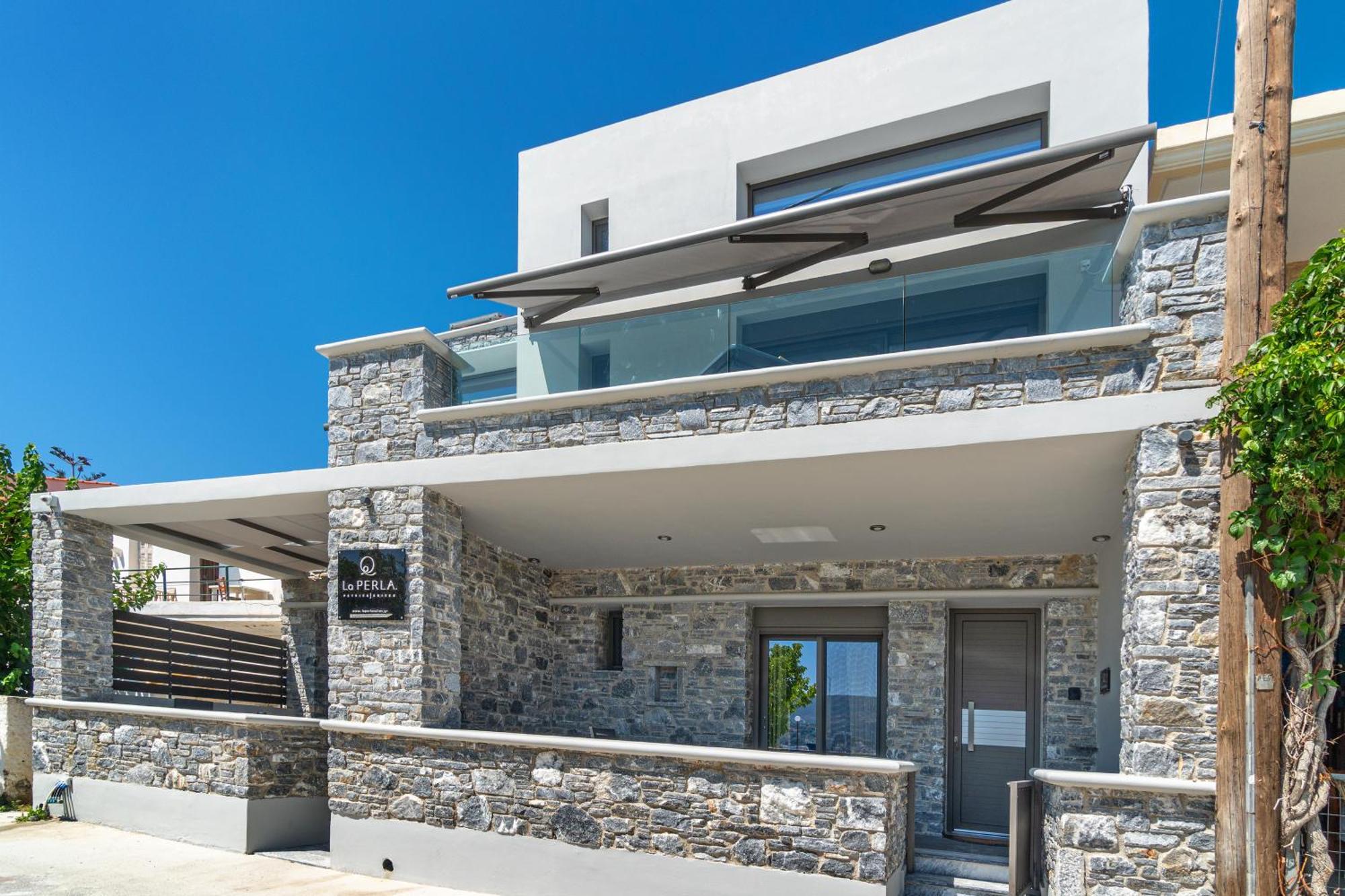 La Perla Suites Agio Apóstoloi Exterior foto