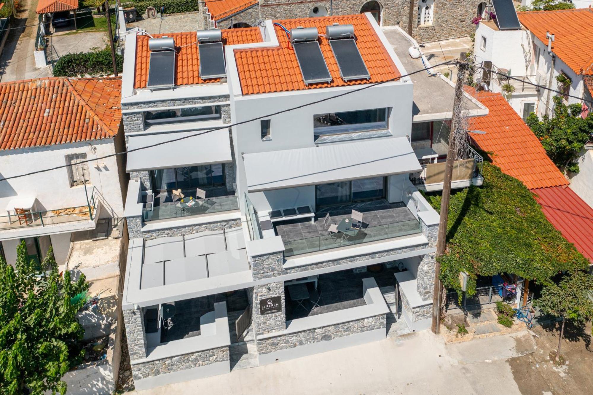 La Perla Suites Agio Apóstoloi Exterior foto